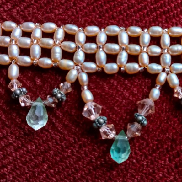 Handmade Jewelry - Beautiful, Exquisite & Delicate Handmade Choker w/Refined Style & Craftsmanship